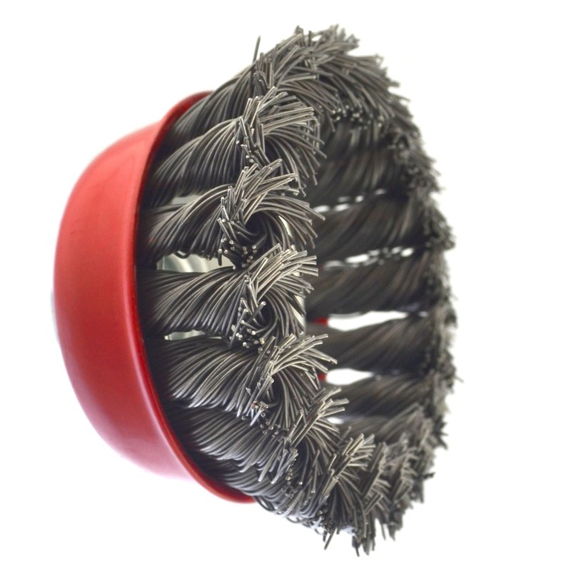 Wire Cup Brush Wheel 3" for 4-1/2" 115mm Angle Grinder