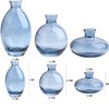 ATDORO 3 Pcs Mini Bud Vases, Clear Bud Vases for