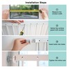 Gardenova Window Guards for Children, Fit 33.5"-63" Wide Window Security