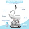 Carivia Electric Ice Crusher,Stainless Steel Dual Blades Ice Crusher Shaver,300W