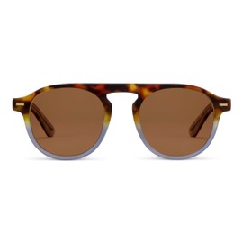 Peepers by PeeperSpecs Neptune Sun Round Sunglasses, Tortoise/Cloud, +2.00 + 2
