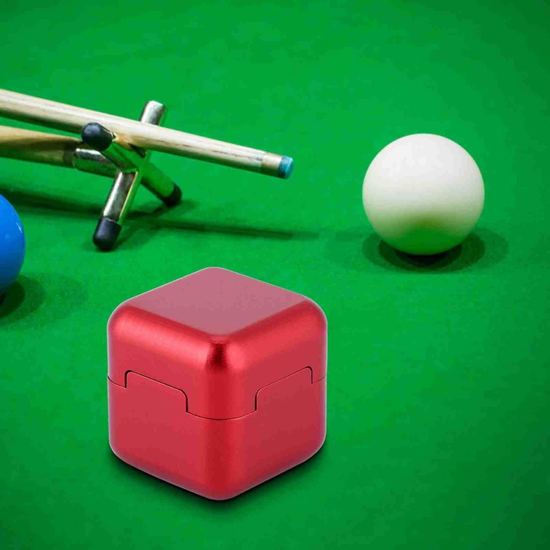 MUNEFE Pool Cues Chalk Holder, Aluminum Portable Cues Tip Chalk