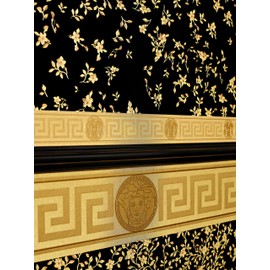 Luxury Wallpaper Versace 3 Non-Woven Wallpaper 5.00 m x 0.13 m Gold Made in Germany 935222 93522-2