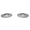 Aswalling 2Pack Pool Ladder Escutcheon Replacement Accessories Stainless Steel Escutcheons