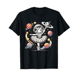Ballerina Girl Space Astronaut T-Shirt