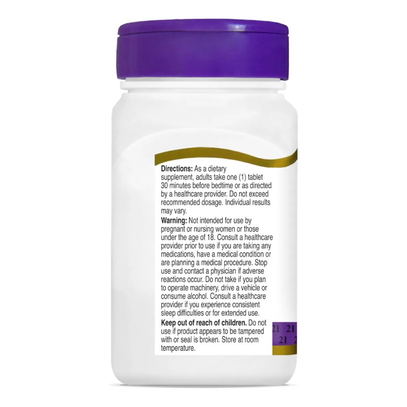 21st Century Melatonina 10 Mg Liberación Prolongada 120