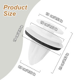 Icyhaws 20PCS Door Trim Panel Retainers Clips, Compatible with Toyota Avalon 4Runner Camry Corolla Highlander Prius Tacoma Lexus ES300 IS300 LS460 LS600h, Replaces 90467-A0005