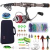 Sougayilang Fishing Rod and Reel Combos - Carbon Fiber Telescopic