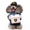 Pet Mail Carrier Costume Soft Funny Costumes Pet Suit with