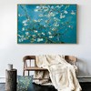 DJKKiTTQ Compatible with Pattern Decorative Cushion Cover (Almond Blossom), The