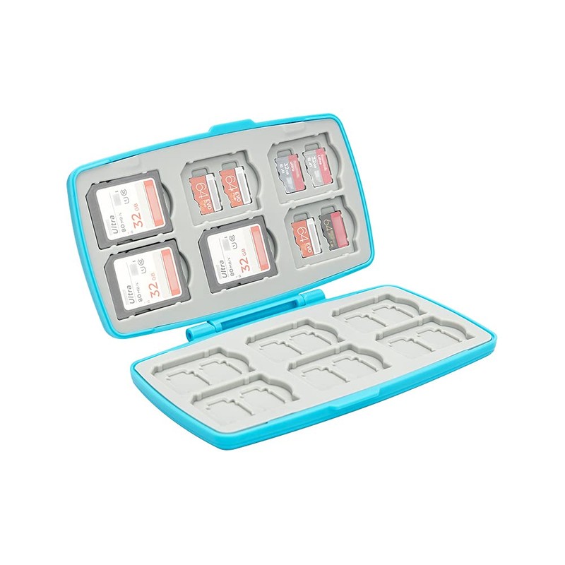 PROfezzion Memory Card Case 36 Slots SD Card Storage Case