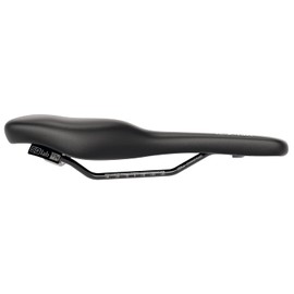 SQlab Unisex - Adult 610 M-D Active Trekking MTB Tour & Travel Bicycle Saddle, Black, 15 cm
