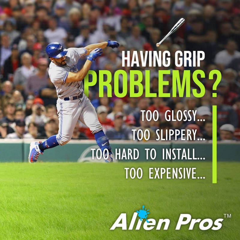 ALIEN PROS Bat Grip Tape for Baseball 0.5 MM (2