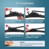 Wiper Blades Replacement for Nissan Rogue 2013-2024 Windshield Wipers-3 Pieces
