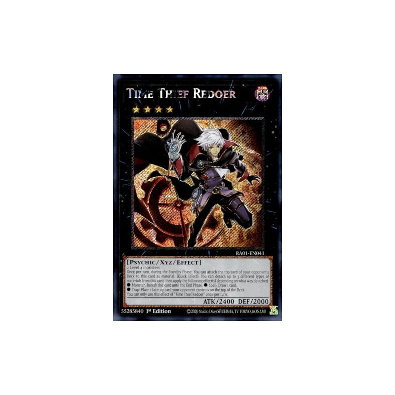 Time Thief Redoer (Platinum Secret Rare) - RA01-EN041 - Platinum