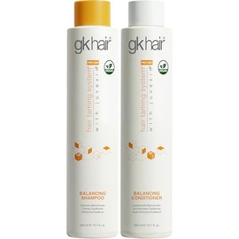 GK HAIR Global Keratin Balancing Shampoo and Conditioner Sets (10.1 Fl Oz/300ml) For Oily & Color Treated Hair Deep Cleansing Ideal for Over-Processed and Environmentally Stressed Hair