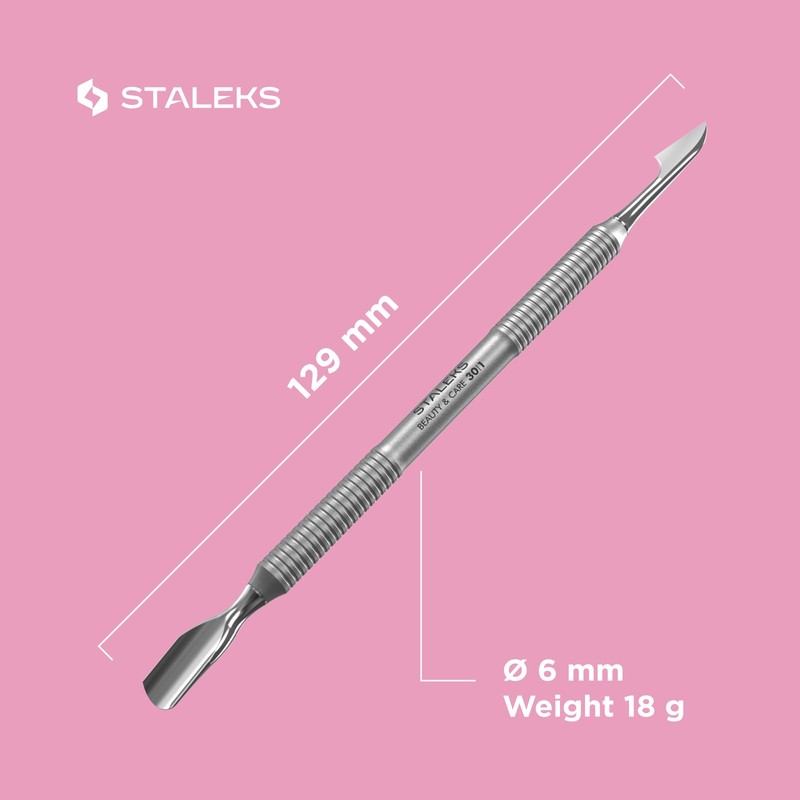 STALEKS Beauty & Care 30 Type 1 Cuticle Pusher (Rounded