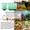 4 Pack Ranch Fly Traps,Fly Trap Outdoor Hanging with Tray,Effective