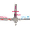 WHK Water Mixing Valve Hot Cold Water Mixer, Inlets and