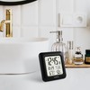 KADAMS Bathroom Clock 9.5" Kitchen Wall Clock with Large LCD