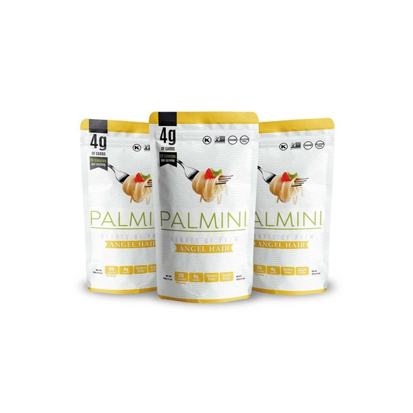 Palmini Low Carb Angel Hair | 4g of Carbs | As Seen On Shark Tank (12 Ounce - Pack of 3)