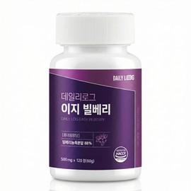 Daily Log Eye health care containing bilberry extract and anthocyanin, 1 pack, 120 tablets / 데일리로그 빌베리 추출물 안토시아닌 함유 눈건강 관리, 1개, 120정