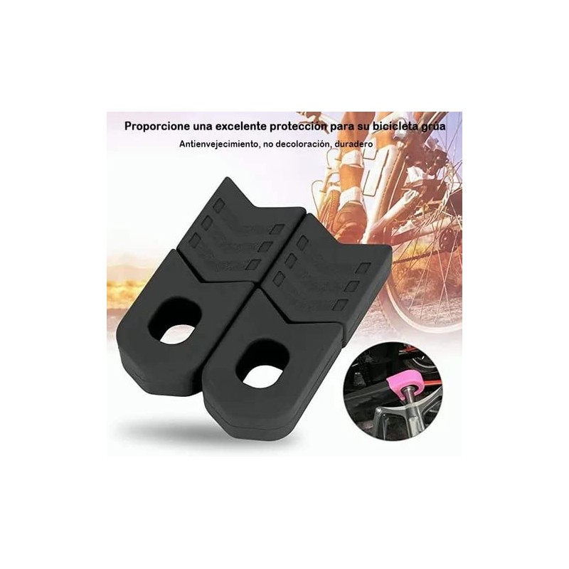 Vmingo Protector Biela Bicicleta Silicon Crank MTB Ciclismo Funda Protectora