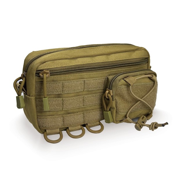 mengga Tactical Waist Pouch, Smartphone Pouch, Compatible with Molle System,