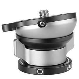 Leofoto LB-60N Leveling Head, Leveling Head, Leveling Head, Precision Adjustment, High Precision Camera Tripod Accessory, Compatible with Video and Gimbal Heads, Tilt Range: -15°/+15, Load Capacity: 33.1 lbs (15 kg) Lightweight Head
