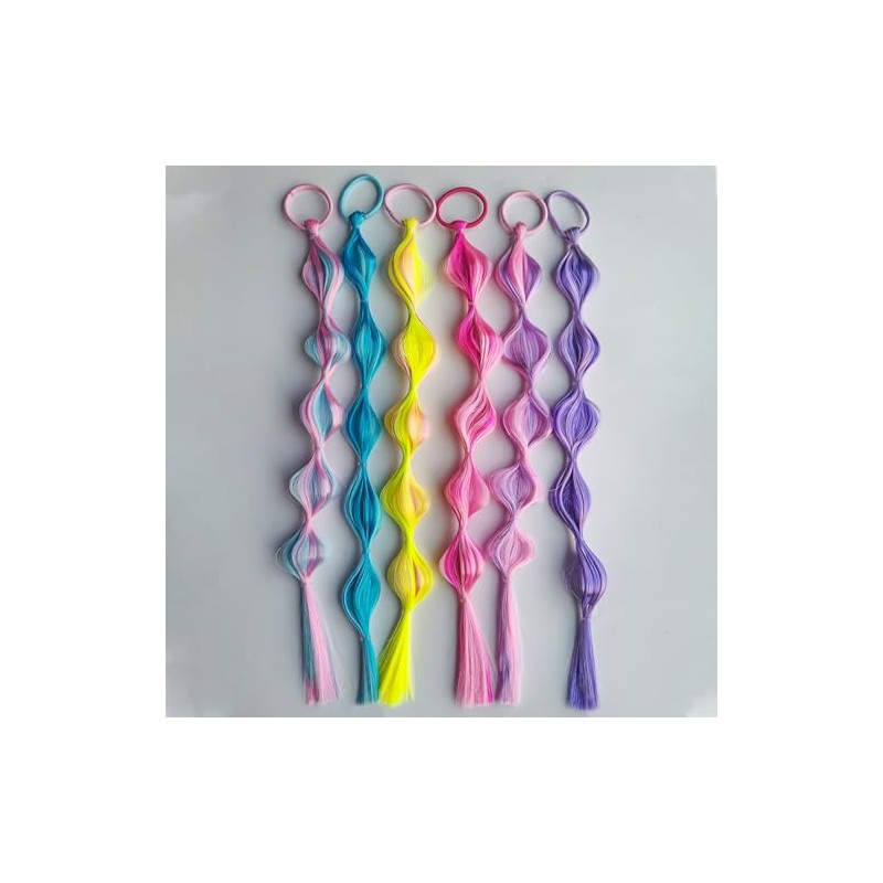 Pack De 6 Extensiones De Cola De Caballo De 40