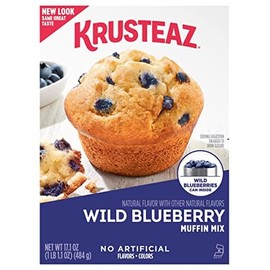 Krusteaz Wild Blueberry Muffin Mix, 17.1 OZ (Pack of 6)