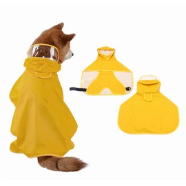 LATRAT Dog Raincoat, Waterproof Pet Raincoat with Hood Adjustable Coat for Dogs, Waterproof Coat, XXXXXXXXL