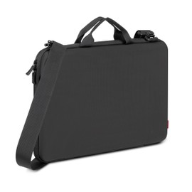 Rivacase Hard Case for Laptops up to 15.3 Inches - 37 x 27 x 4 cm - Laptop Bag Made of Water Resistant Material Compatible with MacBook Air 15 - Briefcase for Laptops, Men and Women, Black, black