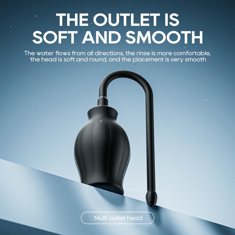 Smokitcen 2L Enema Bag for Colon Detox Cleanse Enemas