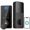 Smart Lock, Fingerprint Door Lock, DINSTECH 5-in-1 Keyless Entry Door