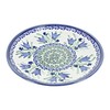 Blue Rose Polish Pottery Blue Tulip Dessert Plate