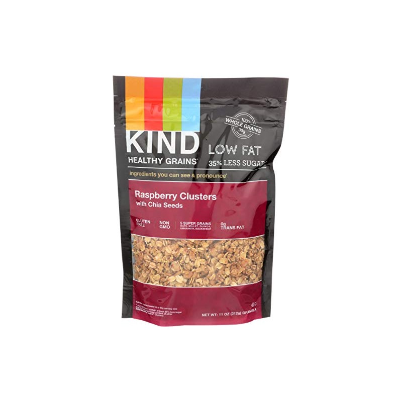 KIND Healthy Grains Raspberry Clusters with Chia Seeds, 11 oz