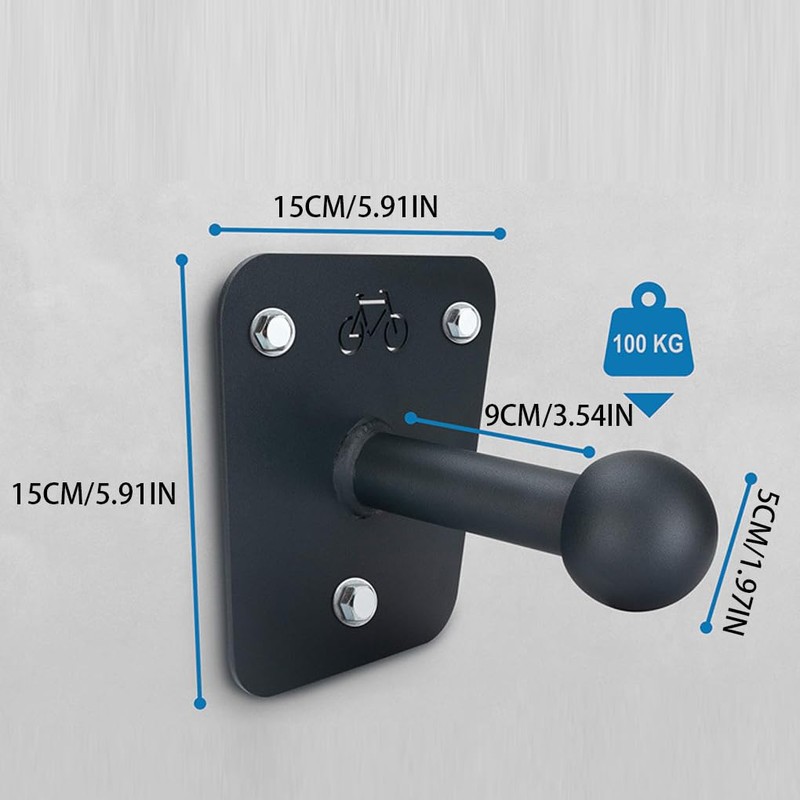 SUIOPPYUW Universal Bicycle Mount Wall Mount Rear Rack Adjustable Frames