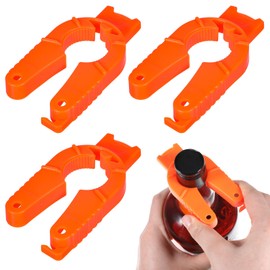 3Pcs Bottle Openers for Arthritic Hands, Multifunctional Plastic Bottle Cap Opener Ergonomic Jar Openers Water Bottle Opener for Weak Hands, Seniors, Elderly