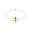 BuDhaGirl Primrose Snow Bracelet - White
