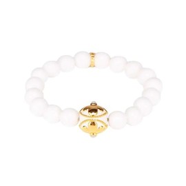 BuDhaGirl Primrose Snow Bracelet - White
