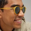 Ijipizi Boston Sunglasses #D Model, yellow honey / green