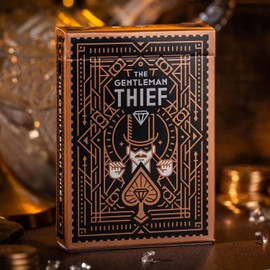JP GAMES LTD The Gentleman Thief Playing Cards: Standard Copper Edition by Thirdway Industries, Cool Collectible Poker Size Deck, Adults 14+