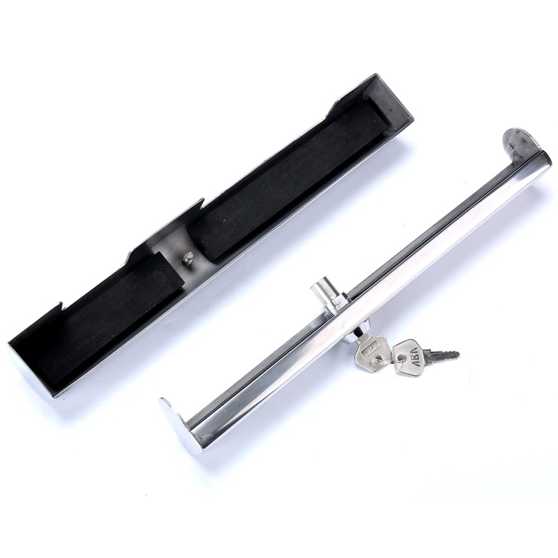 Amarine-made Stainless Steel Hi-Security Outboard Motor Lock Heavy Duty, Brass