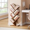 Hoctieon 7 Tier Tree Bookshelf, 7 Shelf Bookcase, Free Standing