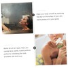 TOVINANNA 3pcs Double-sided Bath Gloves Exfoliating Body Cleaning Sponge Soft