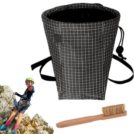 Chalk Bag for Rock Climbing - Gymnastics Chalk Pouch | Small Rock Climbing Supplies for Weightlifting Bouldering Basketball Gymnastics Golf Athletes