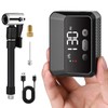 Gaethra Mini Digital Bicycle Pump, 130 PSI, 10 x 8