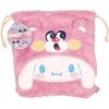 Skater ZKT1-A Boa Drawstring Cinnamoroll, Sanrio Drawstring Bag, 10.0 x