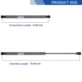 Front Hood Struts Shocks Lift Supports Gas Spring Compatible with 2002 2003 2004 2005 2006 2007 2008 2009 2010 Dodge Ram 1500/2500/3500/4500/5500 Pack of 2 PCS Replaces 55276321AA SG314036 4364